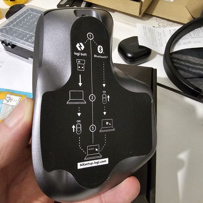 Novo - Rato LOGITECH MX Master 3S (Bluetooth - 8000 dpi - Cinzento)