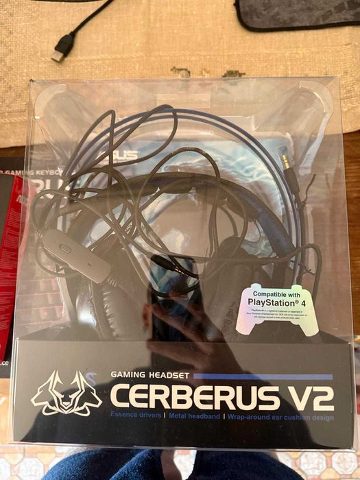 Headset Gaming Asus Cerberus V2 Azul