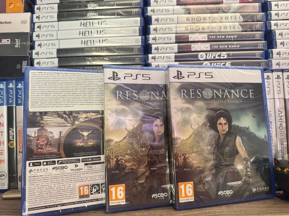 Офіційні диски з грою Resonance: A Plague Tale Legacy (PS5) (укр титри)