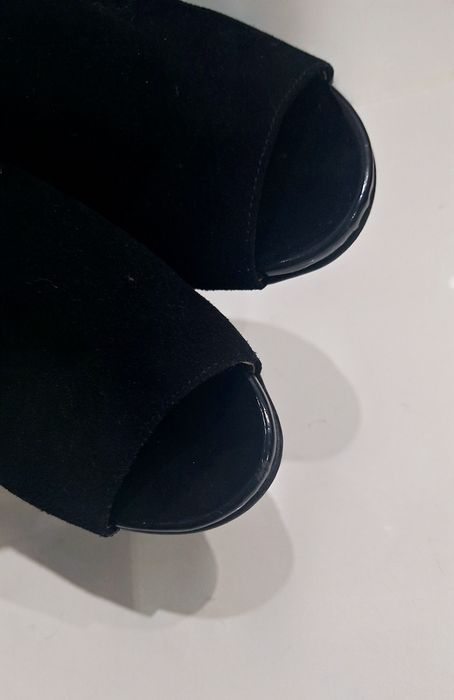 Marco Shoes zamsz klapki r. 36