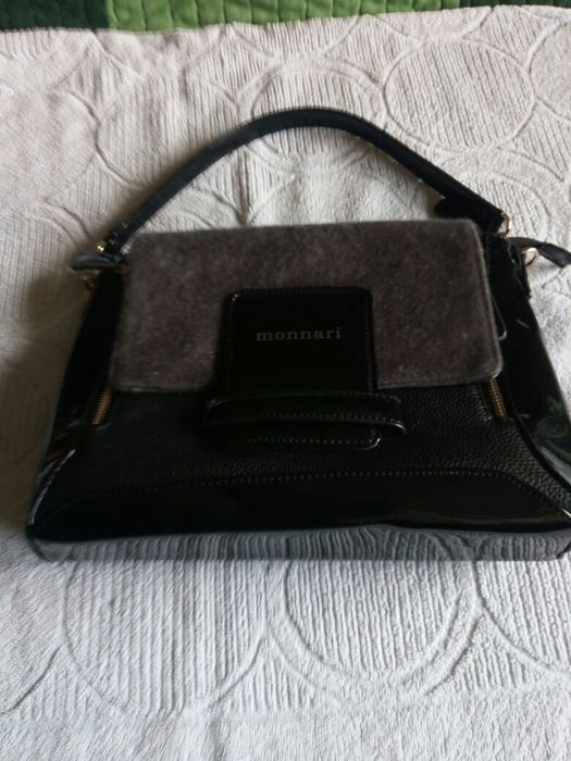 Czarno-szara torebka