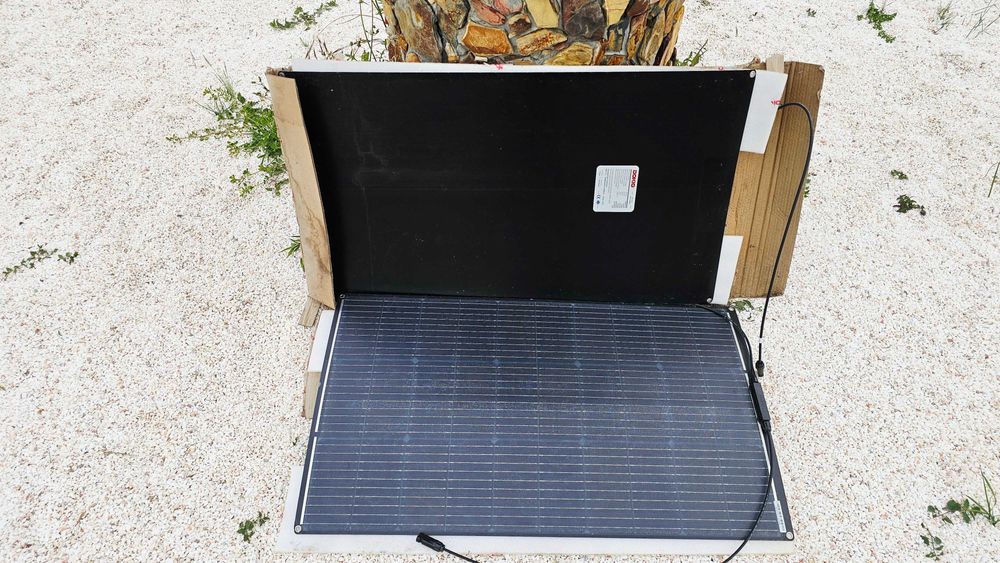 Solarpainel - 2x 100W flexível. NOVO