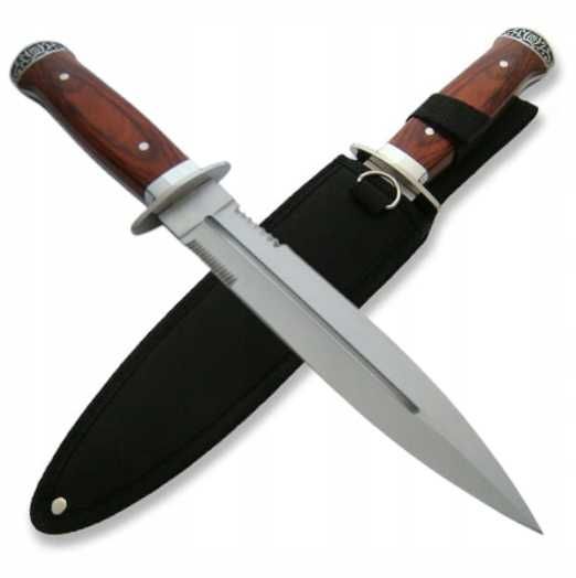 Nóż Sztylet Myśliwski BSH N-409 ⇒ Bushcraft Off-Road Rekonstrukcje