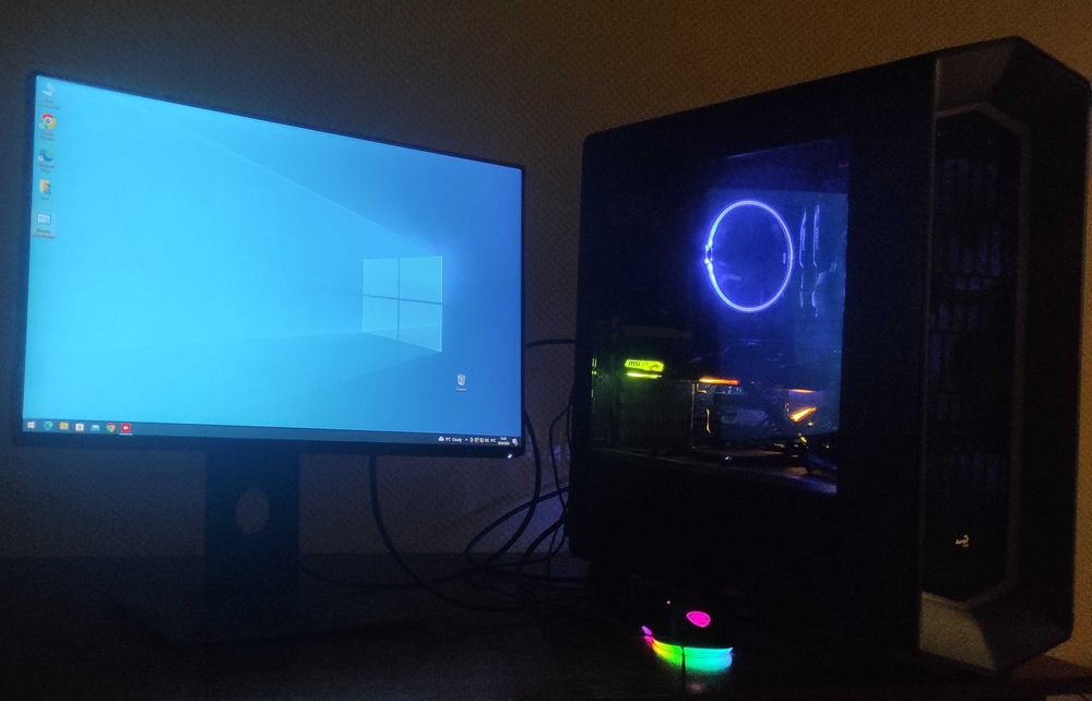 Продам классный игровой компьютер с монитором