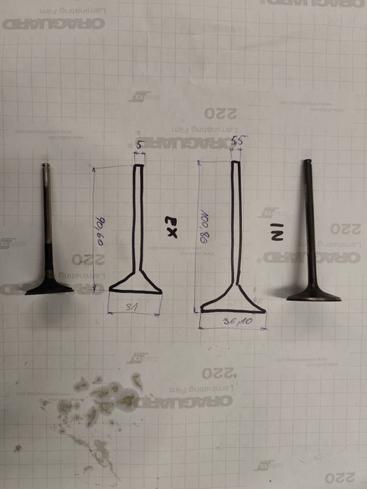 Głowica Husqvarna te 450/510
