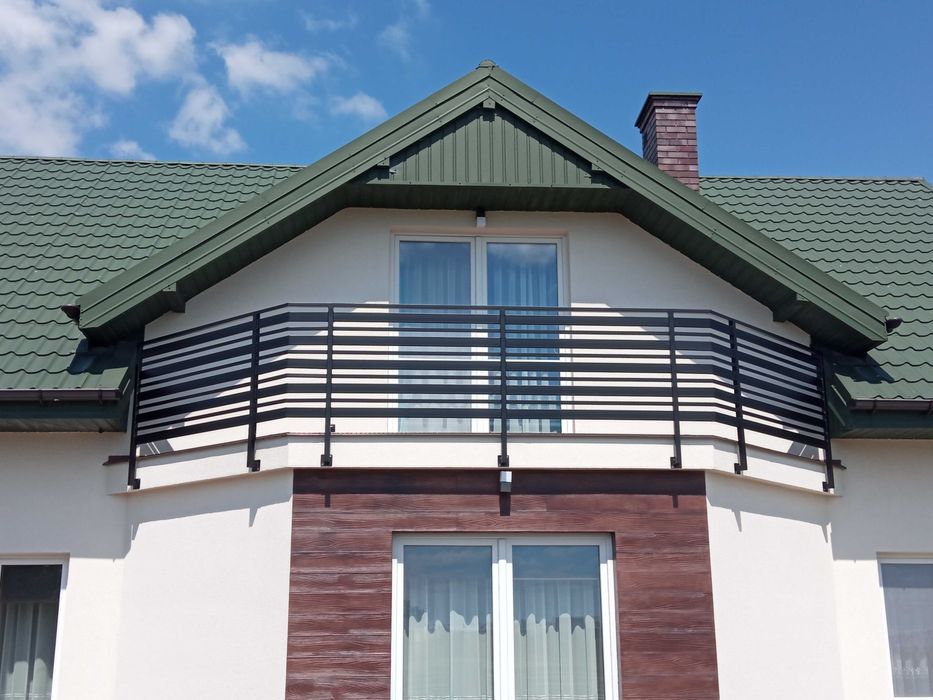 Balustrady balkonowe, ogrodzenia,kute, z profili, nowoczesne