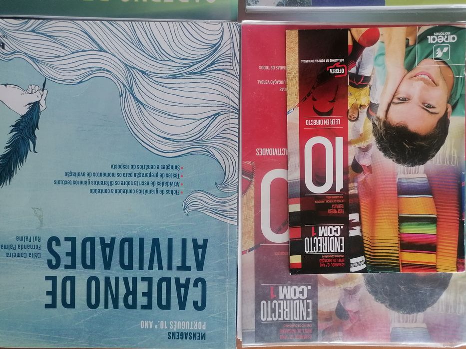 Cadernos de Atividades - 10.º Ano - como novos