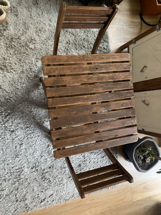 Conjunto mesa e 2 cadeiras jardim