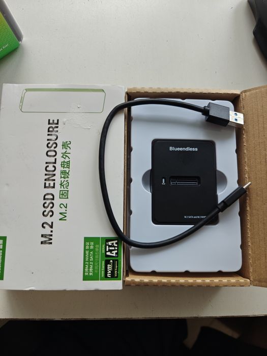 Adapter czytnik dysków SSD NVME M2 M.2  B866