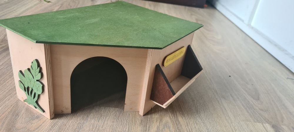 Domek drewniany dla gryzonia