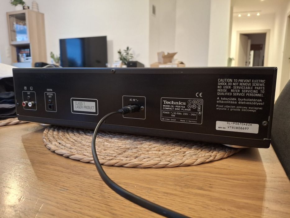 Technics CD Player SL-PS670A