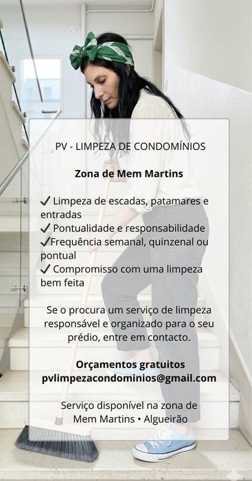 Prédios - Mem Martins - Limpeza
