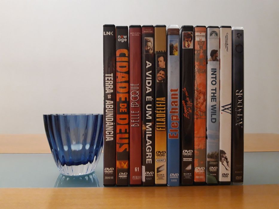 17 DVDs de filmes: Belle Epoque, Seven, Frida, 12 Anos Escravo, etc.
