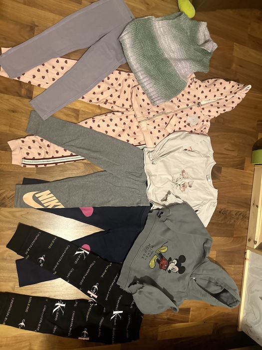 Zestaw oryginalnych ubrań Zara Calvin Klein Nike hust&claire i inne