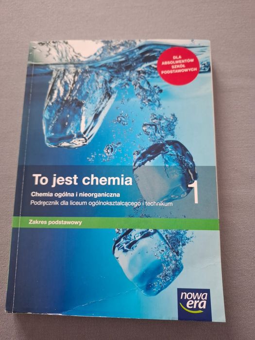 Podręcznik do Chemii , kl. 1 technikum