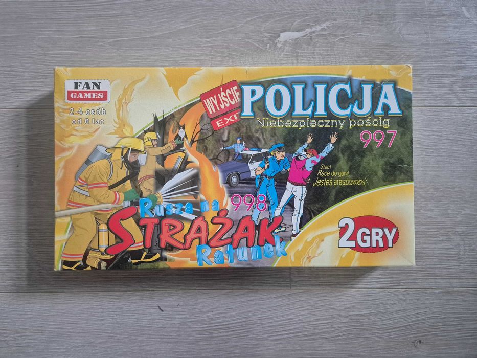 Gra planszowa policja i strażak