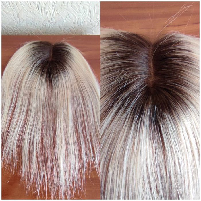 Топпер перука натуральне волосся