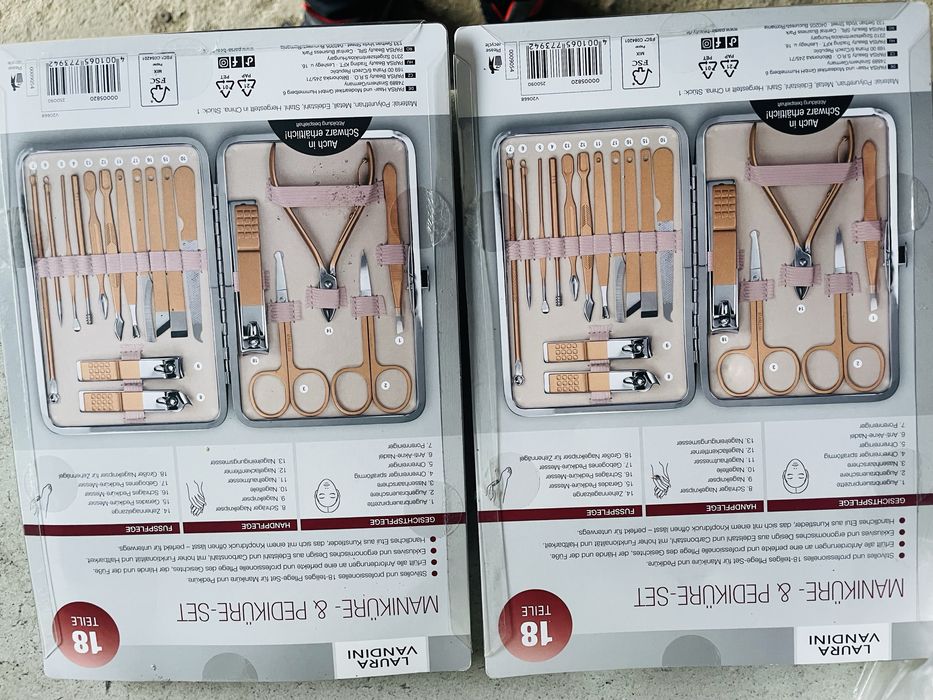 ZESTAW DO MANICURE 18 el.plus etui