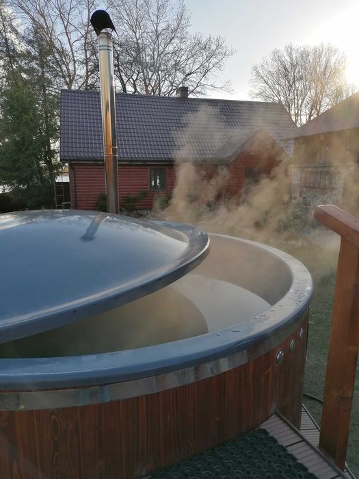 DOM SUWALSZCZYZNA jacuzi nad jeziorem wolne wrzesięń
