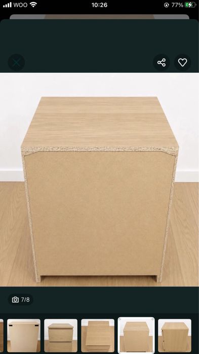Mesa de cabeceira Malm IKEA