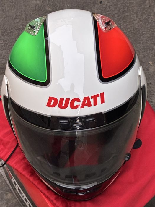 Capacete Ducati ediçao tricolore Bandeira Italiana