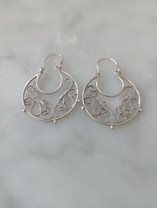 IMAGO-ARTIS srebrne stare kolczyki