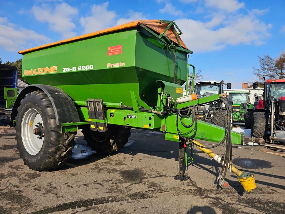 Amazone ZG-B 8200 PRECIS  rozsiewacz do nawozu wapna talerzowy z Niemiec