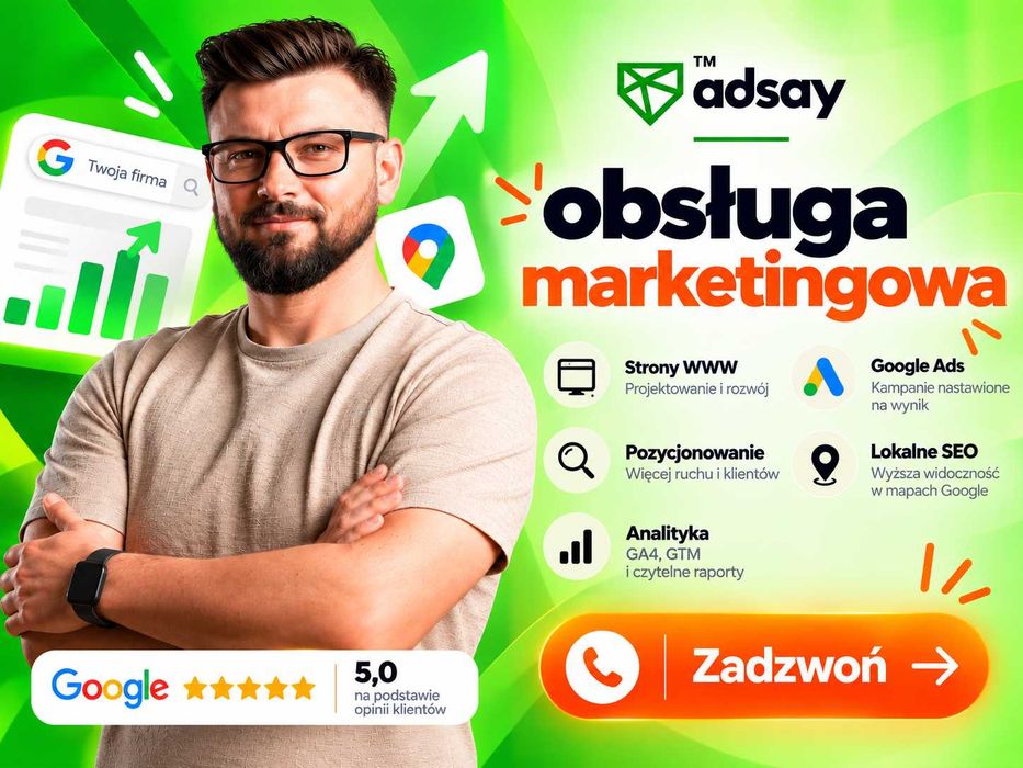 Adsay - Agencja marketingowa | Google Ads | SEO | Strony WWW | Meta Ads