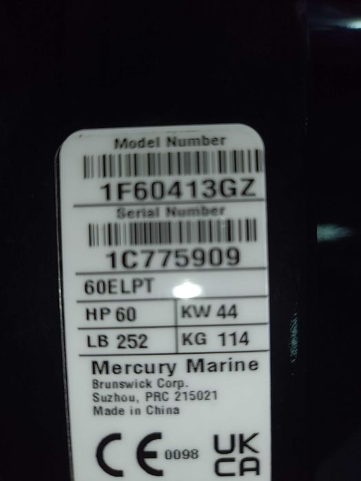 semi rigido XPRO 3D TENDER 535 PVC GRIS + Mercury F60ELPT-EFI + reboque