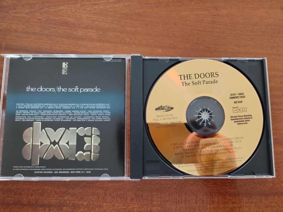 The Doors The Soft Parade  (Audio Fidelity HDCD 24 KT Gold)