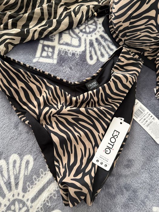 Komplet esotiq strój kąpielowy,narzutka