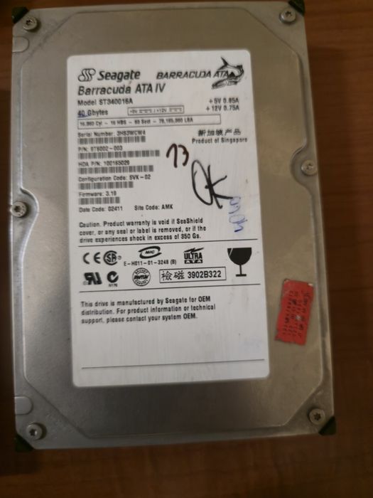 Dysk seagate 40gb