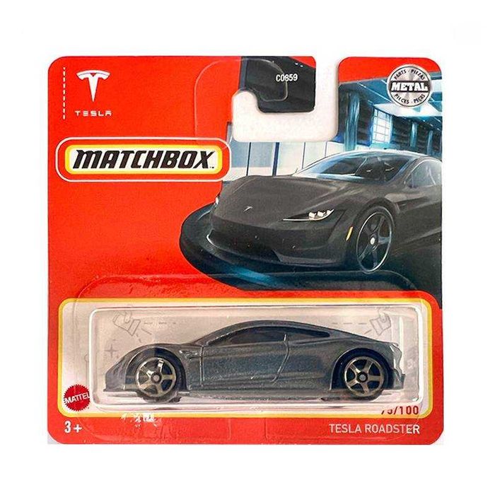 Matchbox - samochód Tesla Roadster HFR50 - metalowy resorak