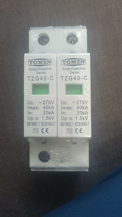 УЗИП, ПЗІП, пристрій захисту від блискавки, перенапруги TOMZN