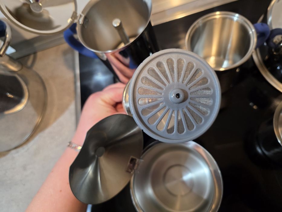 Zestaw kawowy Frabosk 18/10 – Design Vintage (Włochy)