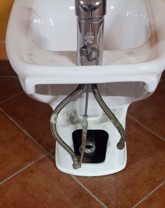 Bidé com Torneira e Sistema de Drenagem