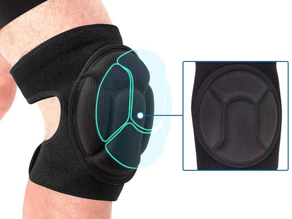 Nakolanniki SPORTOWE OCHRANIACZE na KOLANA Miękkie do DOMU Ogrodu HIT!