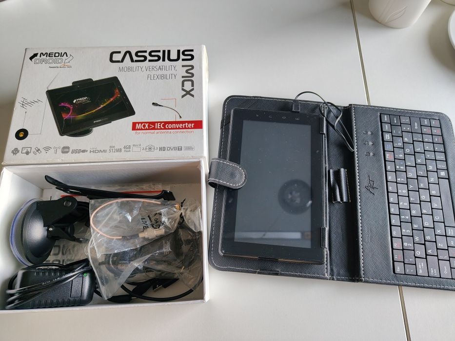 Tablet media droid mt 7004mcx klawiatura, TV