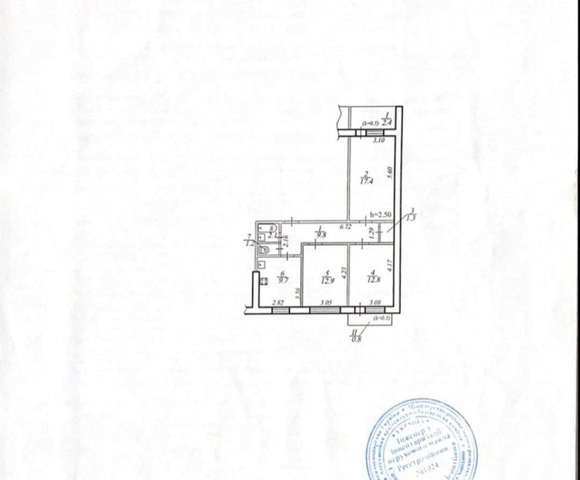 Продам 3к. квартиру, жм Лівобережний-2/Березинка.
