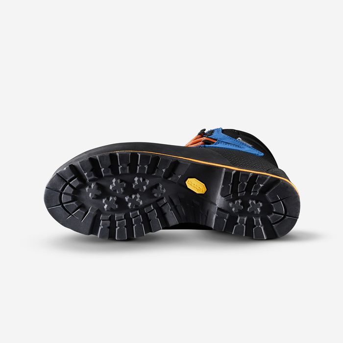 BOTAS DE ALPINISMO Couro e borracha Vibram® HOMEM AZUL