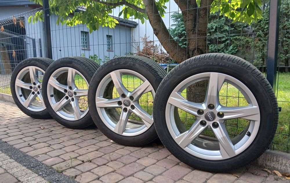 Koła  245x45x18 do Audi  4tyś. przebiegu !