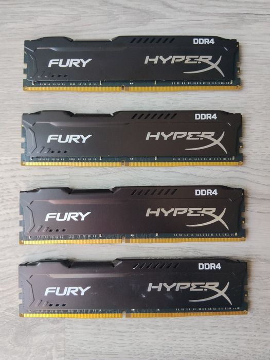 Pamięć RAM Kingston HyperX Fury 64 GB DDR4 2133 MHz — 4×16 GB