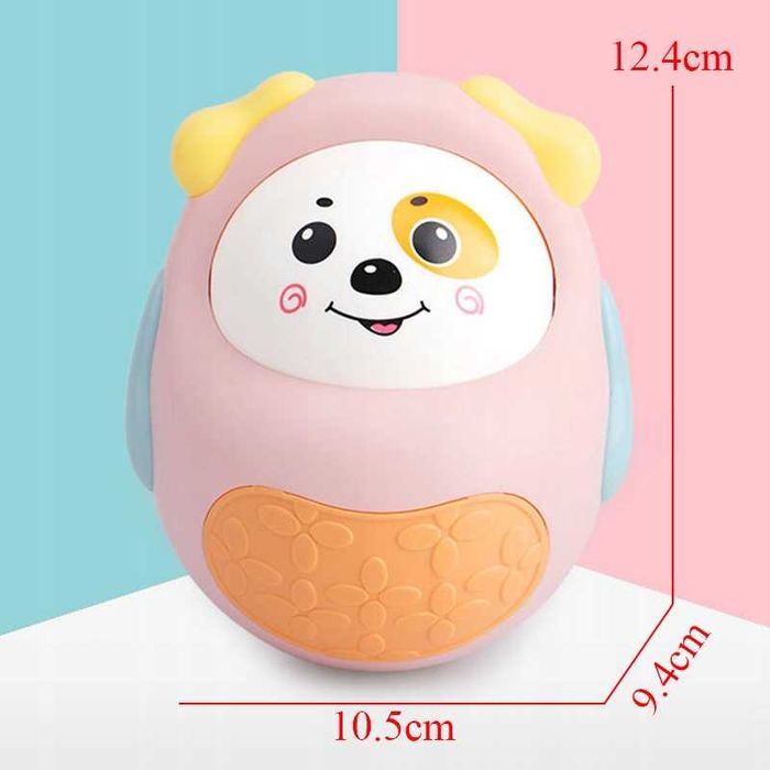 Tumbler Grzechotka Zabawka Cartoon Pies Tumbler