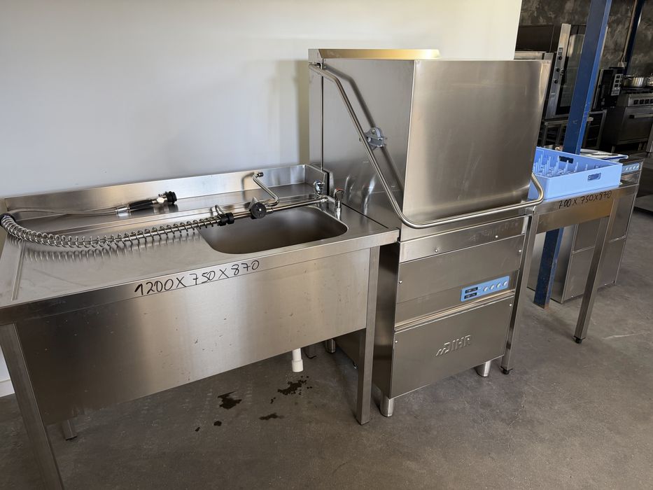 Maquina de lavar industrial mais linha de lavagem
