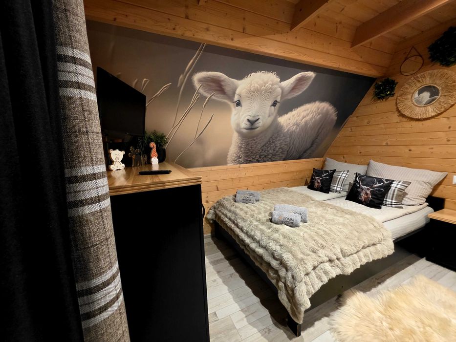 Domki do wynajęcia,jacuzzi,sauna,sala zabaw,widoki k/Zakopane