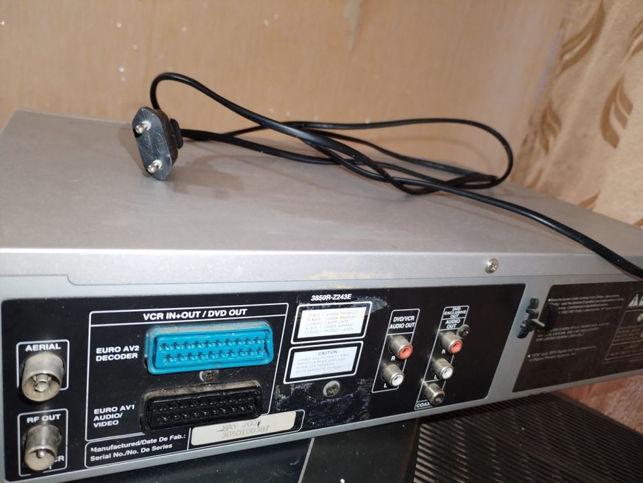Dvd + Vhs плеєр LG DVC 6700.