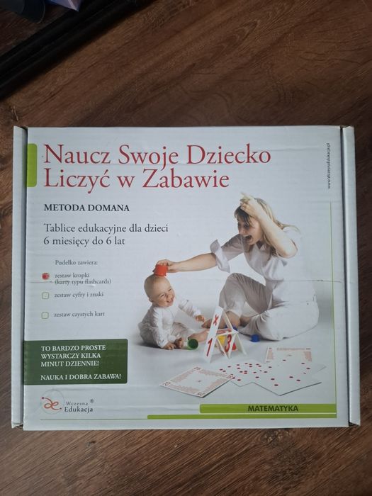 Nauka liczenia, matematyka globalna, kropki karty domana