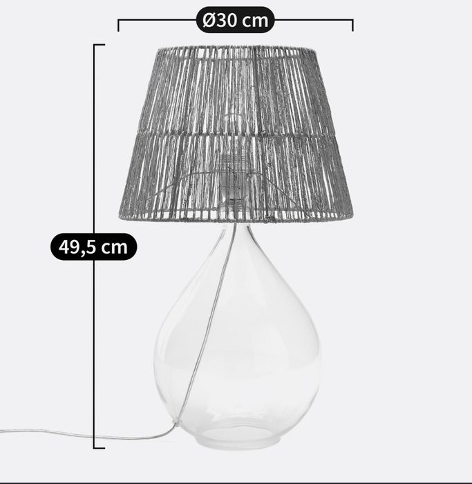 Já foi descontinuada. Laredoute.  Candeeiro de mesa.