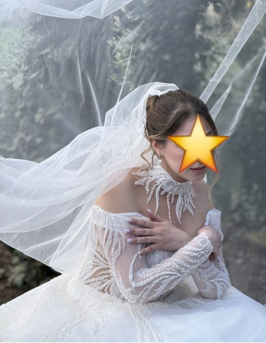 Весільна  сукня колір  LIGHT  IVORY