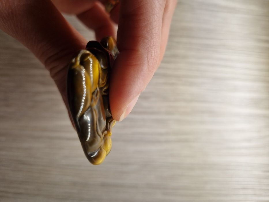 Pingente buda em olho de tigre